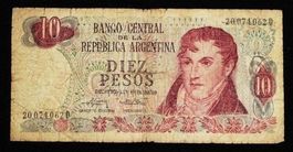 Diez Pesos - Banco Central- Republica Argentina - 20.074062D