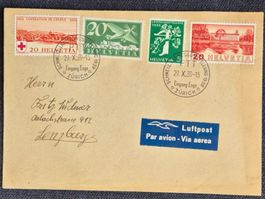 Briefumschlag Schweiz 1939 Sonderstempel Landi