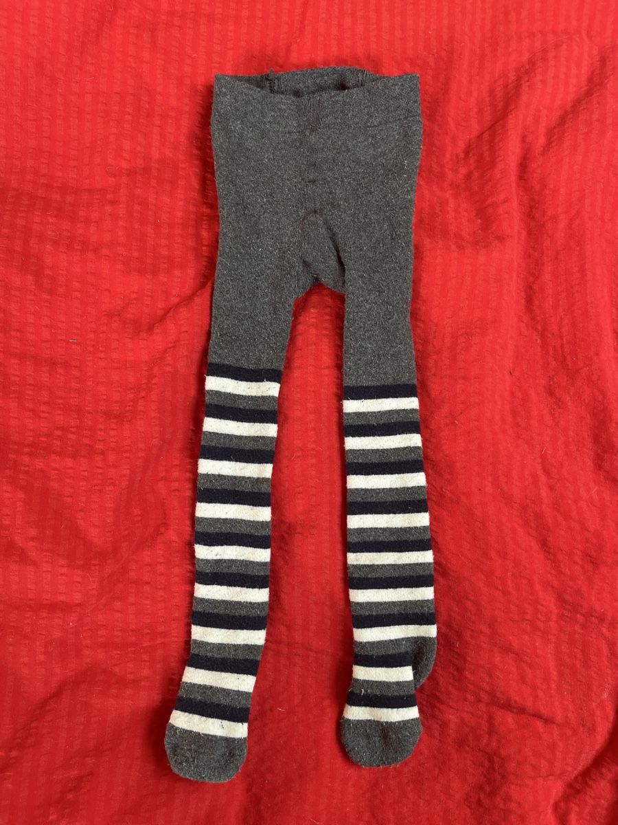 Lupilu Strümpfe & Strumpfhosen: Warme Ringelstrumpfhose Lupilu 74/80 grau gestreift – Gebraucht aus Kaisten von saleforfun