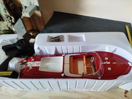 Bateau télécommandé "Western Style" vintage, 40 cm🚤