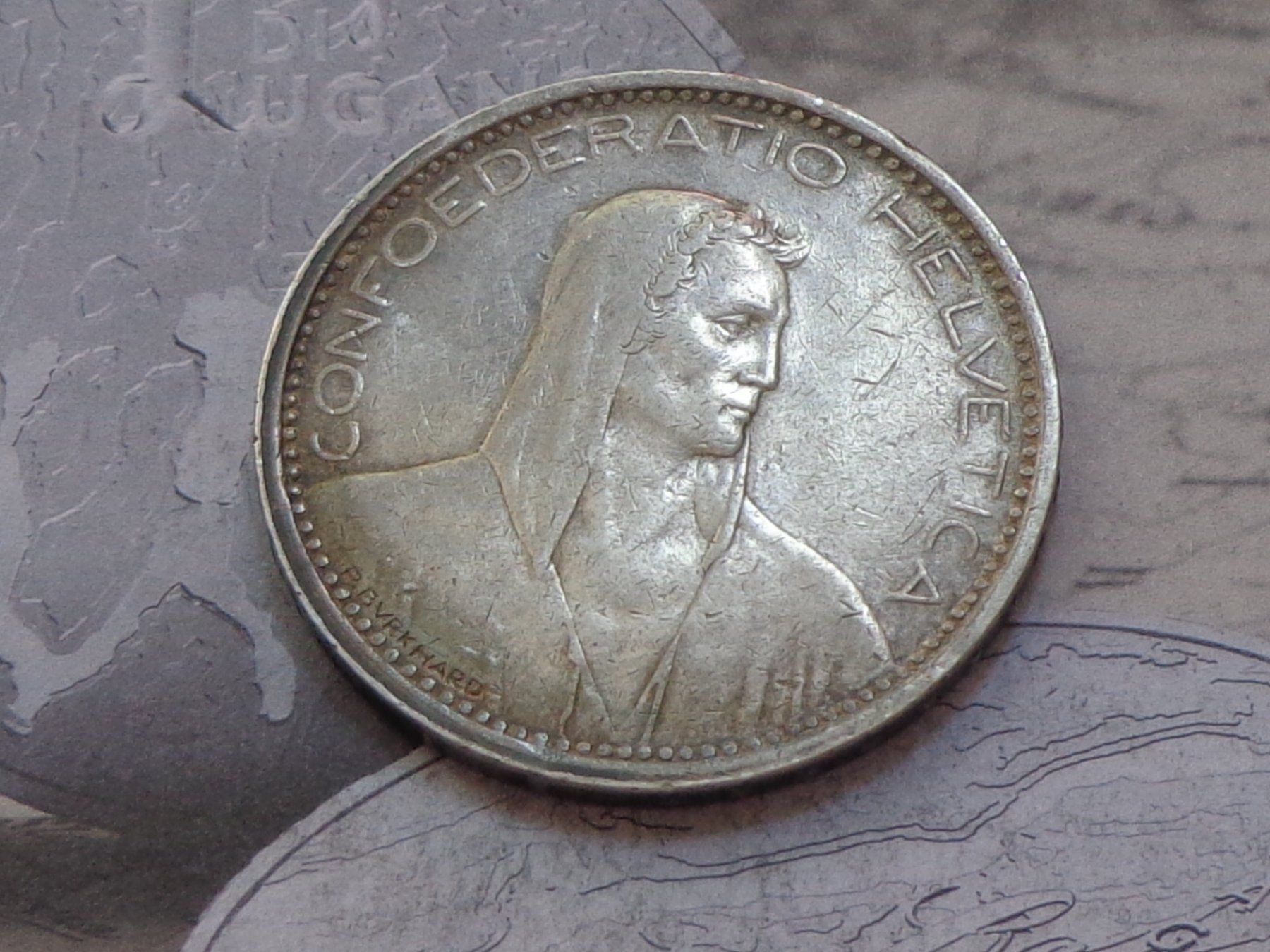 Alle Münzen: 5 Fr. 1923 B - Superbe pièce !!! – Gebraucht aus Pully von UCA01 3