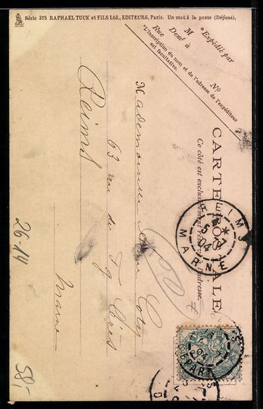 Cartes postales: Raphael Kirchner: Les Ephémères, Drei  – D'occasion à Berlin par bartko-reher 1