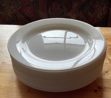 Stapel Teller Weiss, schlicht & elegant, 13 Stk., Sommer-Dea
