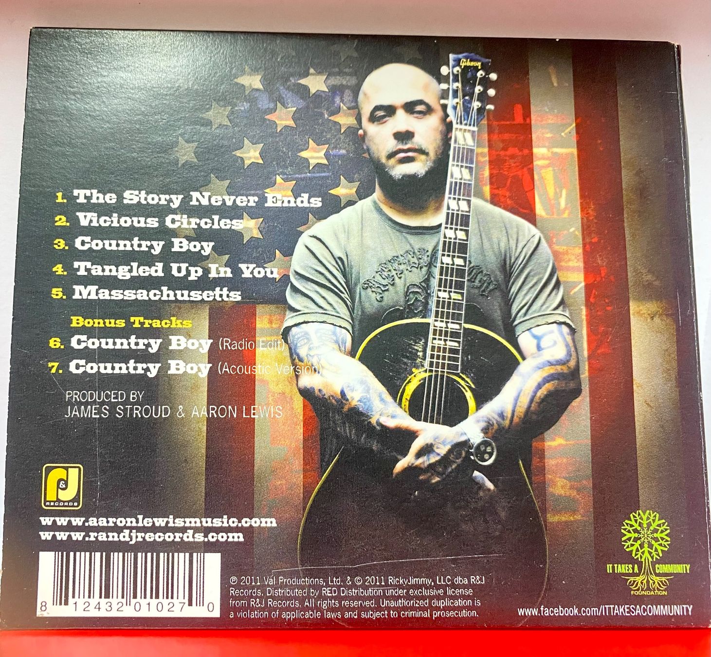CD: Aaron Lewis - Town Line -Country – Usato da Muri b. Bern venduto da AdidasCollector 1