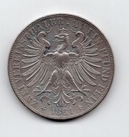 (1325)  Frankfurt Doppeltaler 1861, Top
