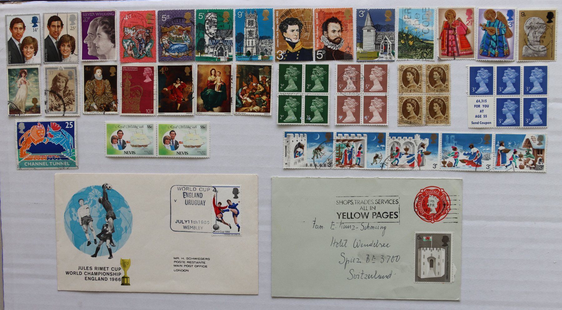 Alle Briefmarken: Briefmarken England – Gebraucht aus Oberentfelden von lakipul 3