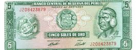Peru 5 Soles de Oro 1971 P-99b UNZ Nr2