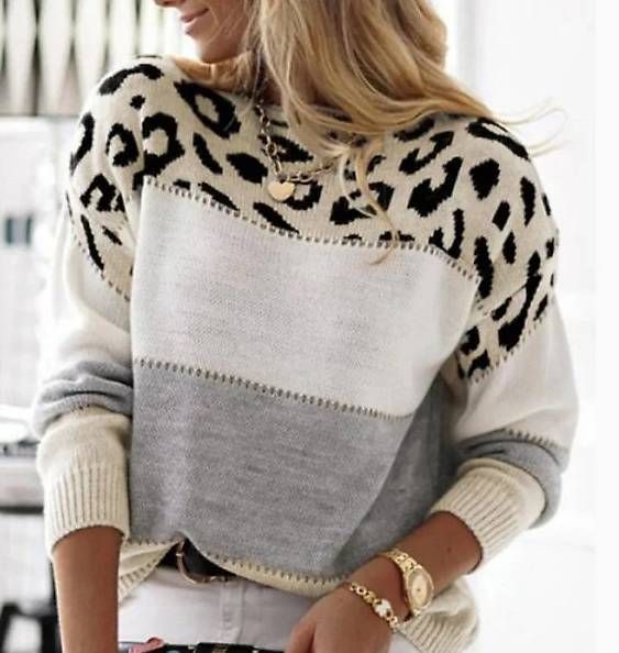 Pullover & Sweatshirts: Pullover Leopard, Grösse S – Neu und originalverpackt aus Root D4 von DMA02