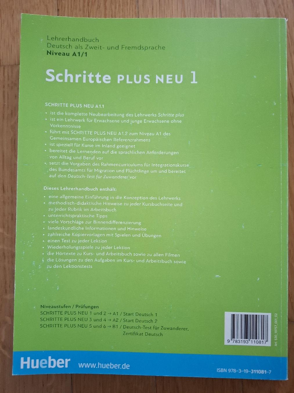 Bücher: Schritte Plus Neu 1 A1.1 Lehrerhandbuch – Gebraucht aus Rotkreuz von PrelovedPicks 1