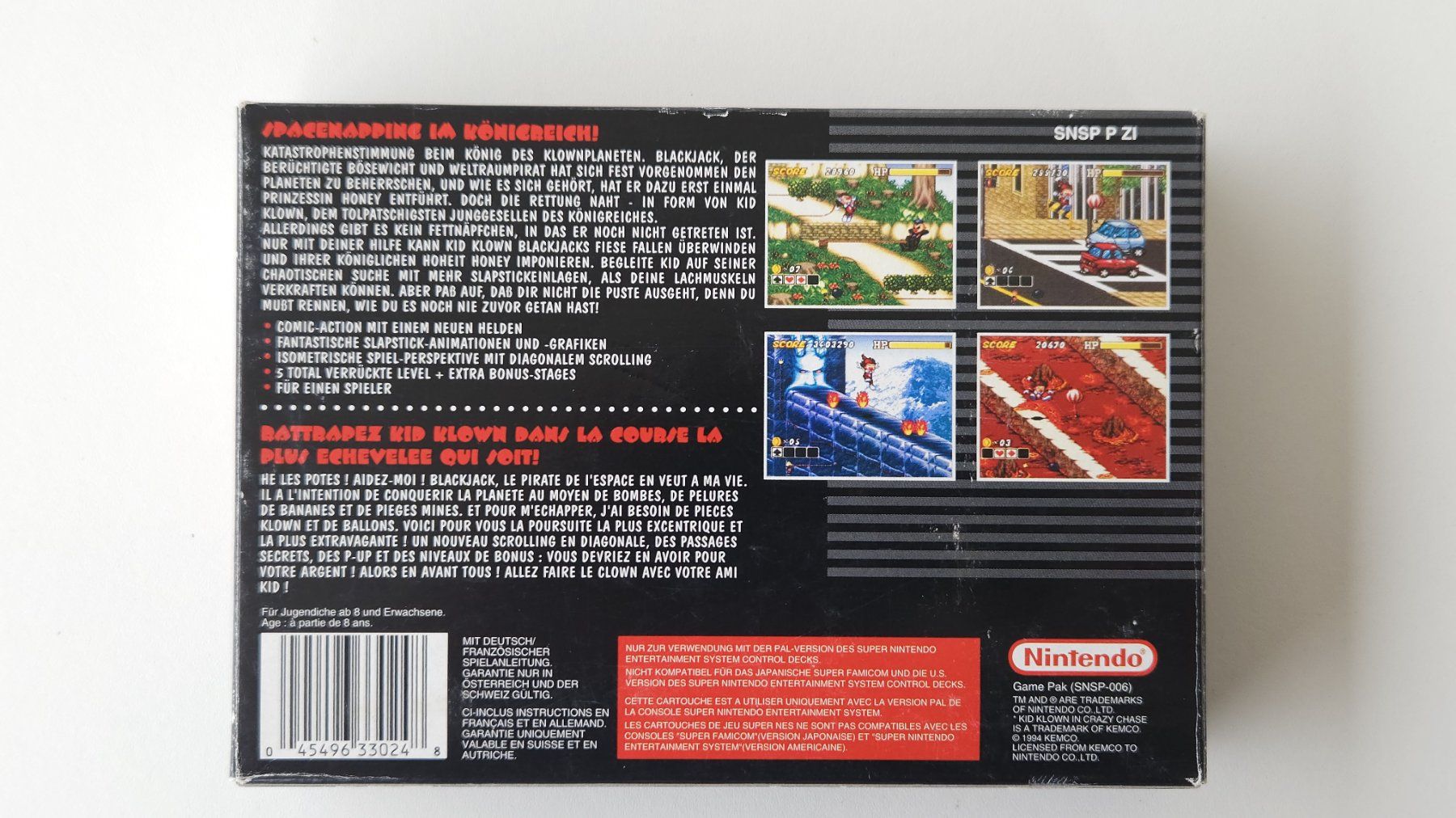 Nintendo Giochi: Kid Klown in Crazy Chase - Snes – Usato da Autigny venduto da zel_gvl5 1