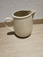 Pichet vintage en céramique beige 20cm