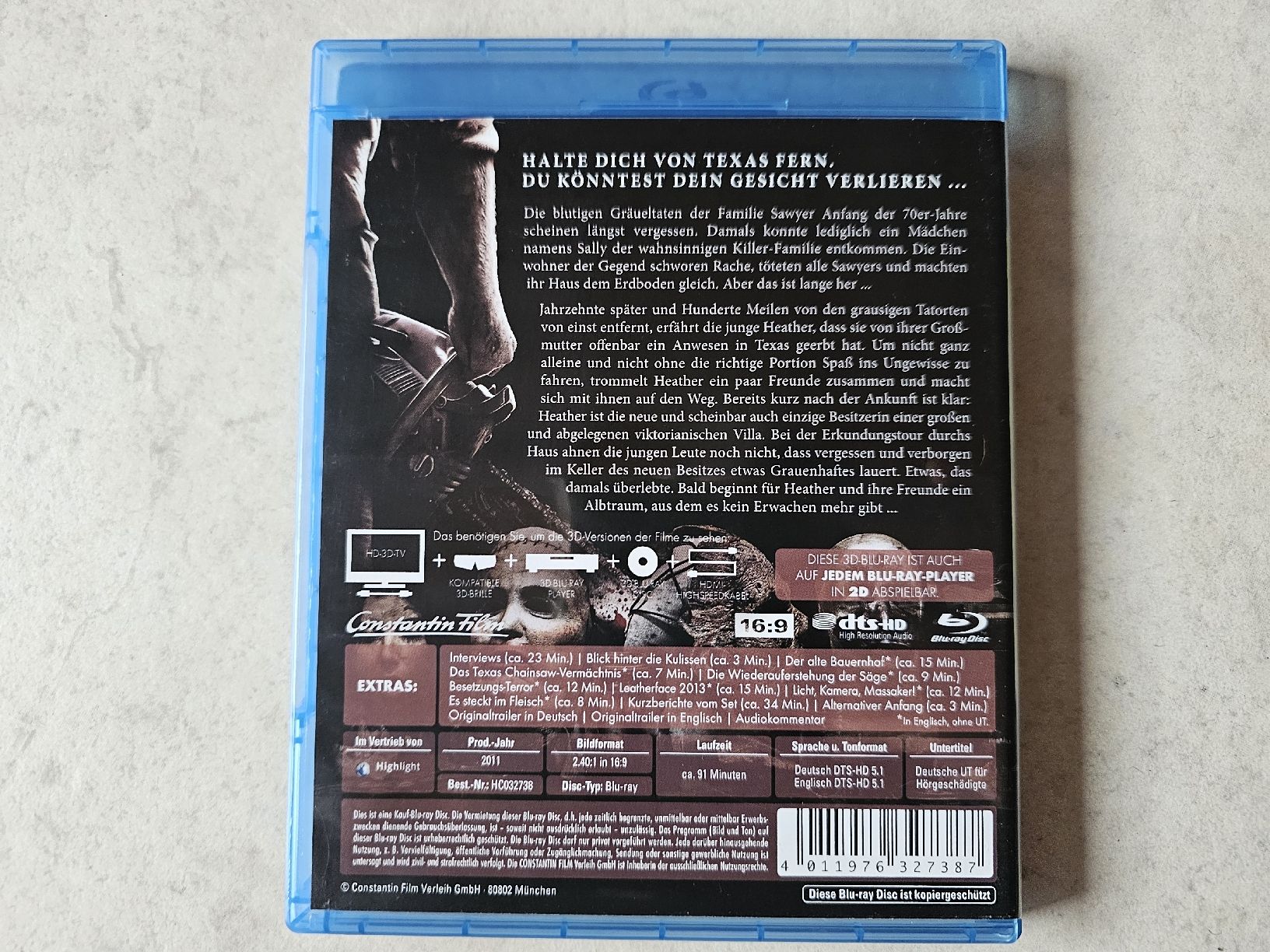 Tutti i DVDs: Texas Chainsaw  -  The Legend Is Back  /  Bluray 3D – Usato da Schneisingen venduto da backstore24 1
