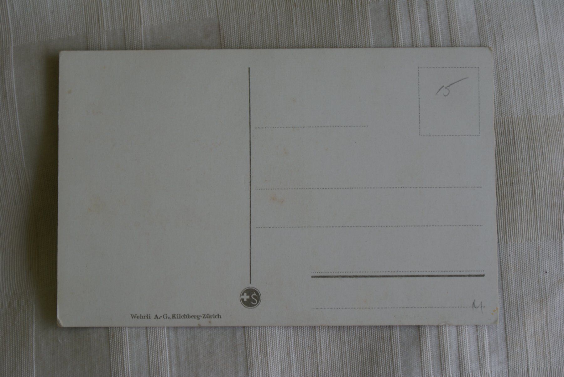 Cartoline postali: Appenzeller Trachten-Kinder beim Klettern mit Heuseil – Usato da Herisau venduto da Saentis1 1
