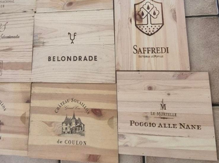 Articoli in legno: 12 Weinkistendeckel im SET – Usato da Nottwil venduto da echtMOMO 4