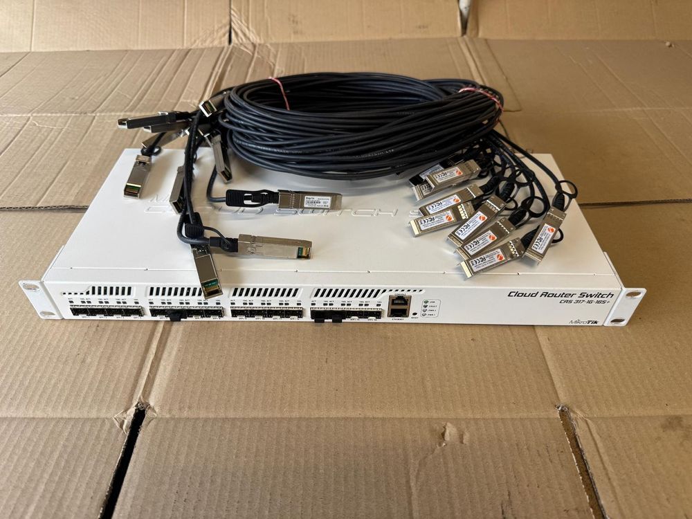 Mikrotik Cloud Router Switch CRS317-1G-16S+ - SFP 10G (Gebraucht) in ...