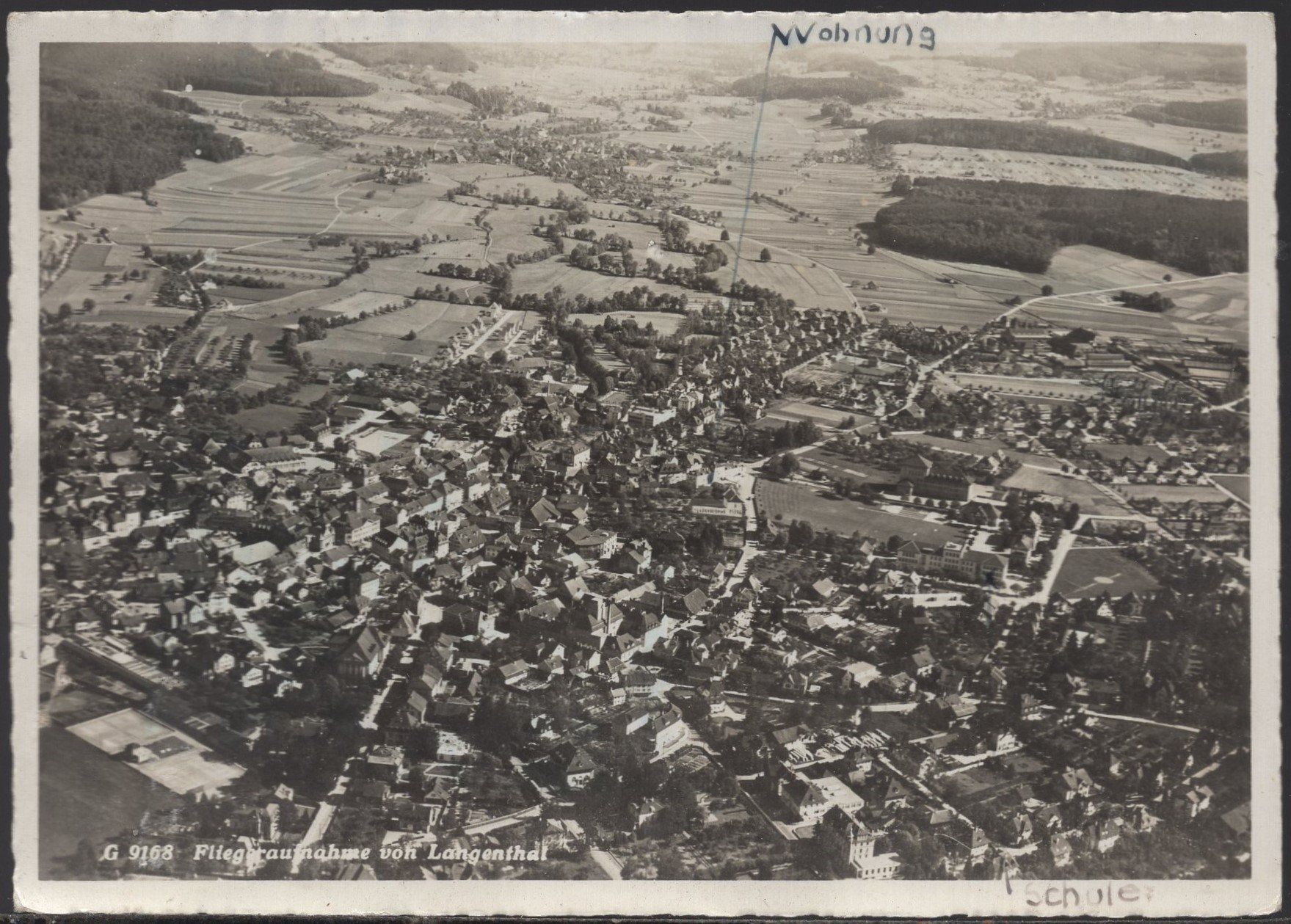 Cartes postales: Langenthal - Fliegeraufnahme – D'occasion à Aarau par kufi44