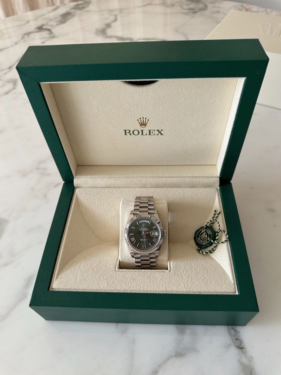 Rolex Day Date 40mm olive, von 12/2021 2