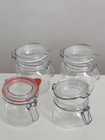 4 Einmachgläser (5 dl und 2.5 dl)
