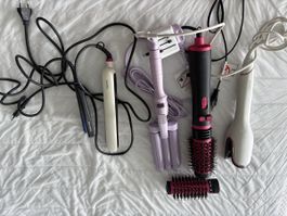 5 hair styling tools different brands- selling together all