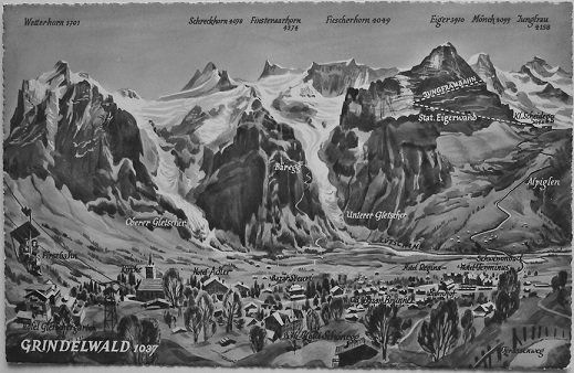 Cartoline postali: GRINDELWALD Verlag H. Steinhauer Interlaken – Nuovo (secondo la descrizione) da Jona venduto da philajona