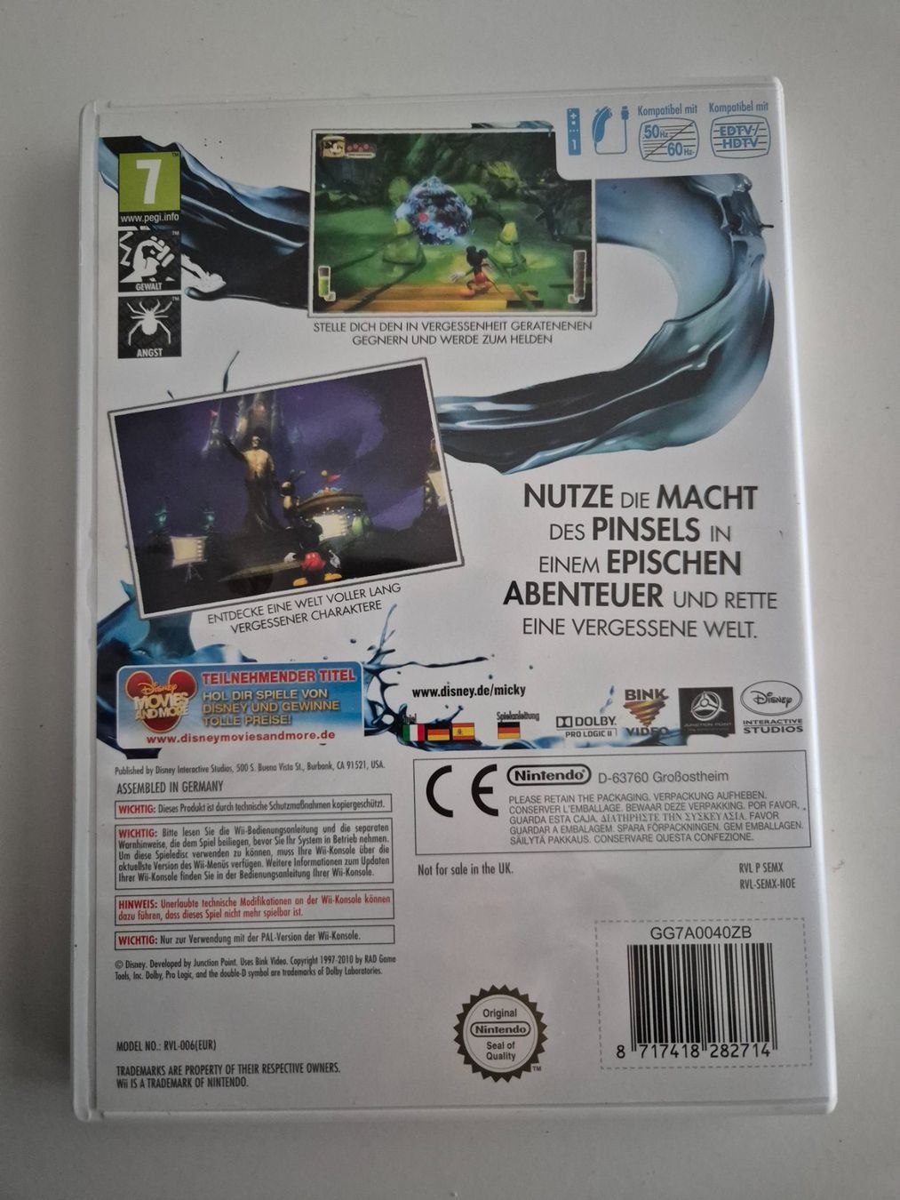 Nintendo Giochi: Disney Mickey Epic (Wii) – Usato da Zürich venduto da pau_y8mv 1