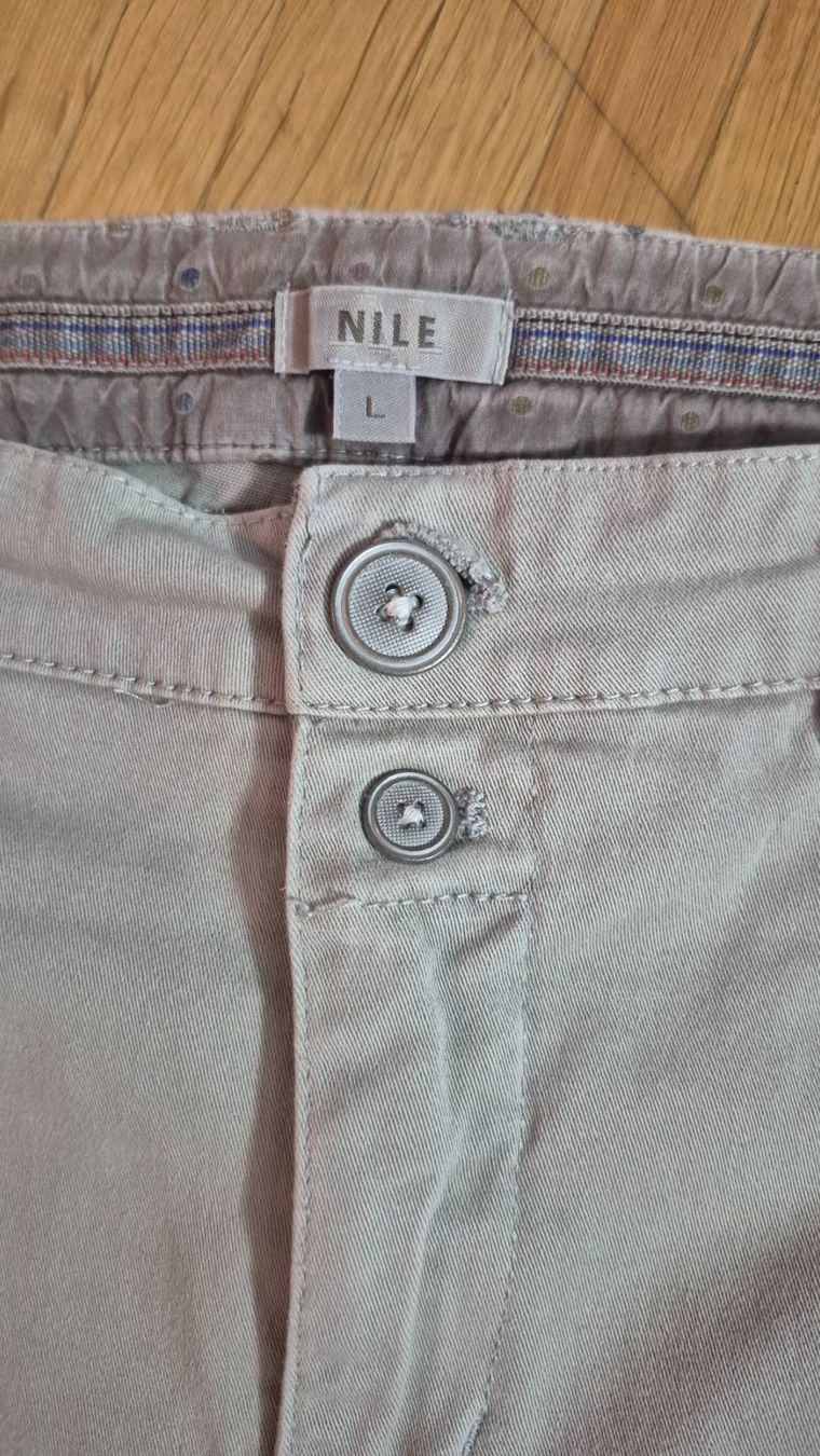 Nile Hosen: Nile Stoffhose beige Grösse L – Gebraucht aus Suhr von aura06 1