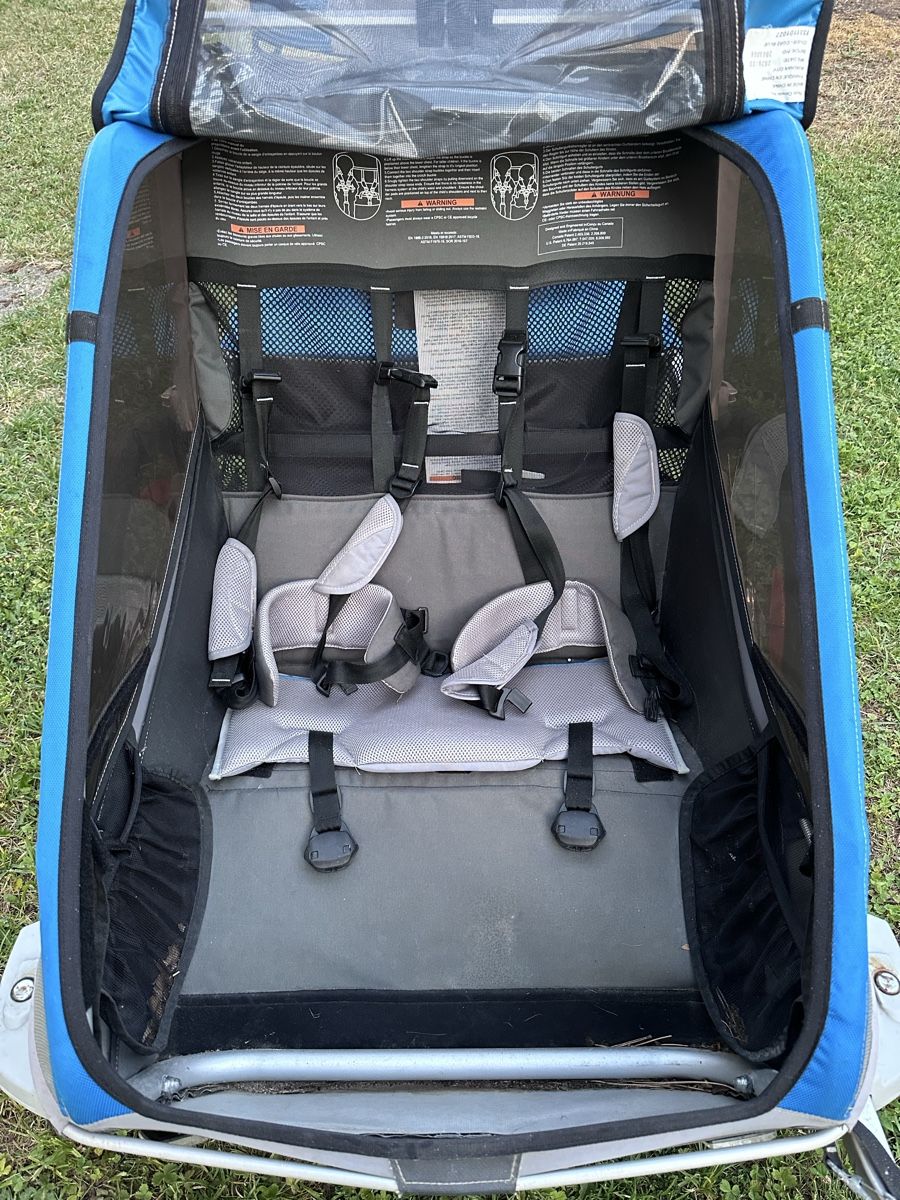 Thule Rimorchi: Thule Chariot Cougar 2 - für 2 Kinder  – Usato da Langnau am Albis venduto da Gajdzi 2