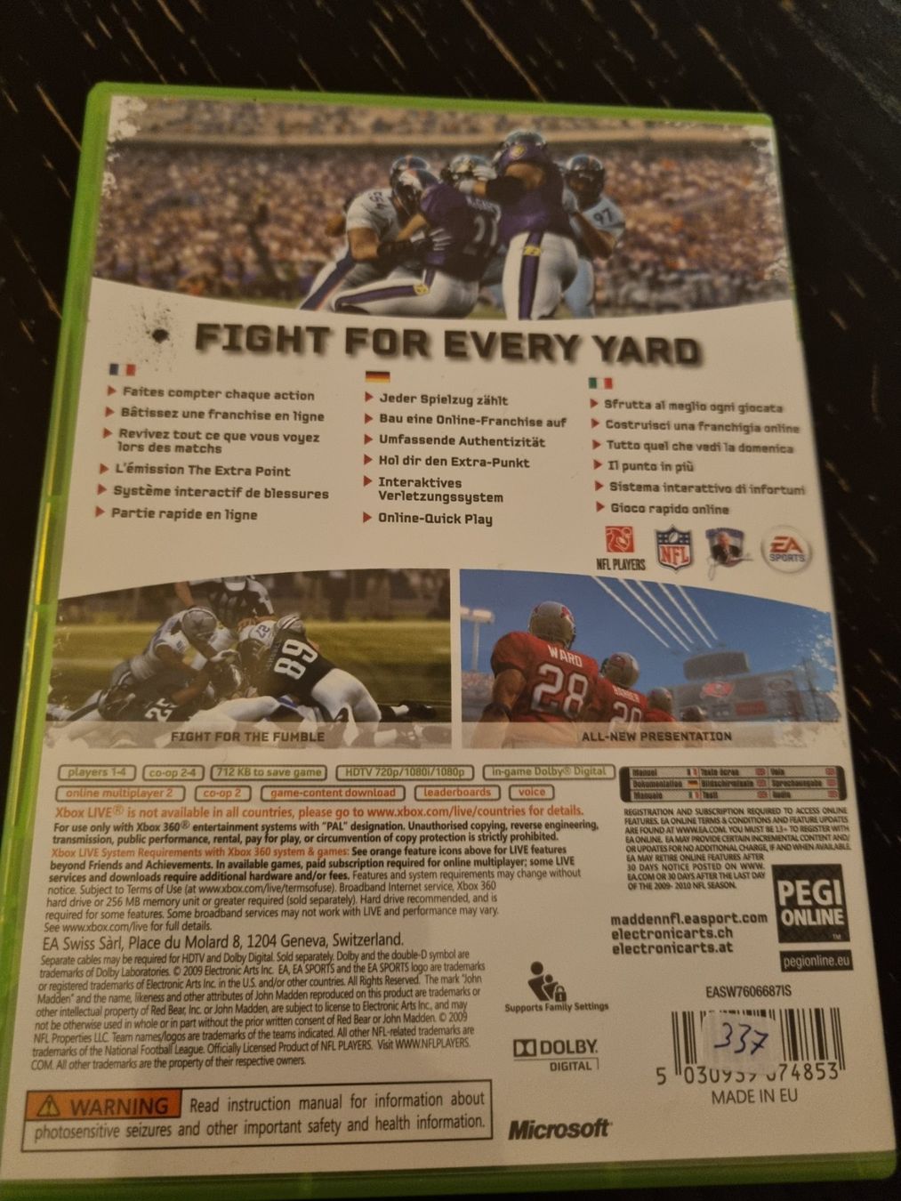 Jeux: Madden NFL 10 Xbox 360 – Défectueux à Kaiseraugst par muggel27 1
