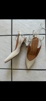 Schnür Pumps ecru Grösse 39
