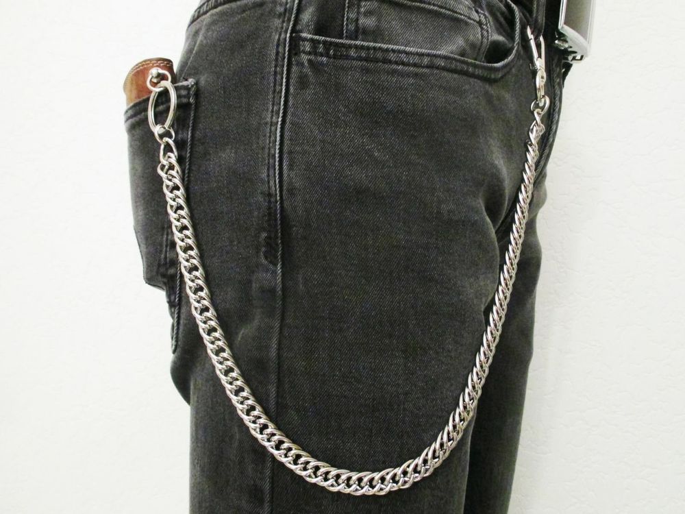 Kette Hose Punk Hose Kette Silber Hip Hop Wallet Ch Produktbild-Vorschau 2