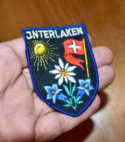 VINTAGE Badge INTERLAKEN 1 nos ST. GALLER STICKEREI