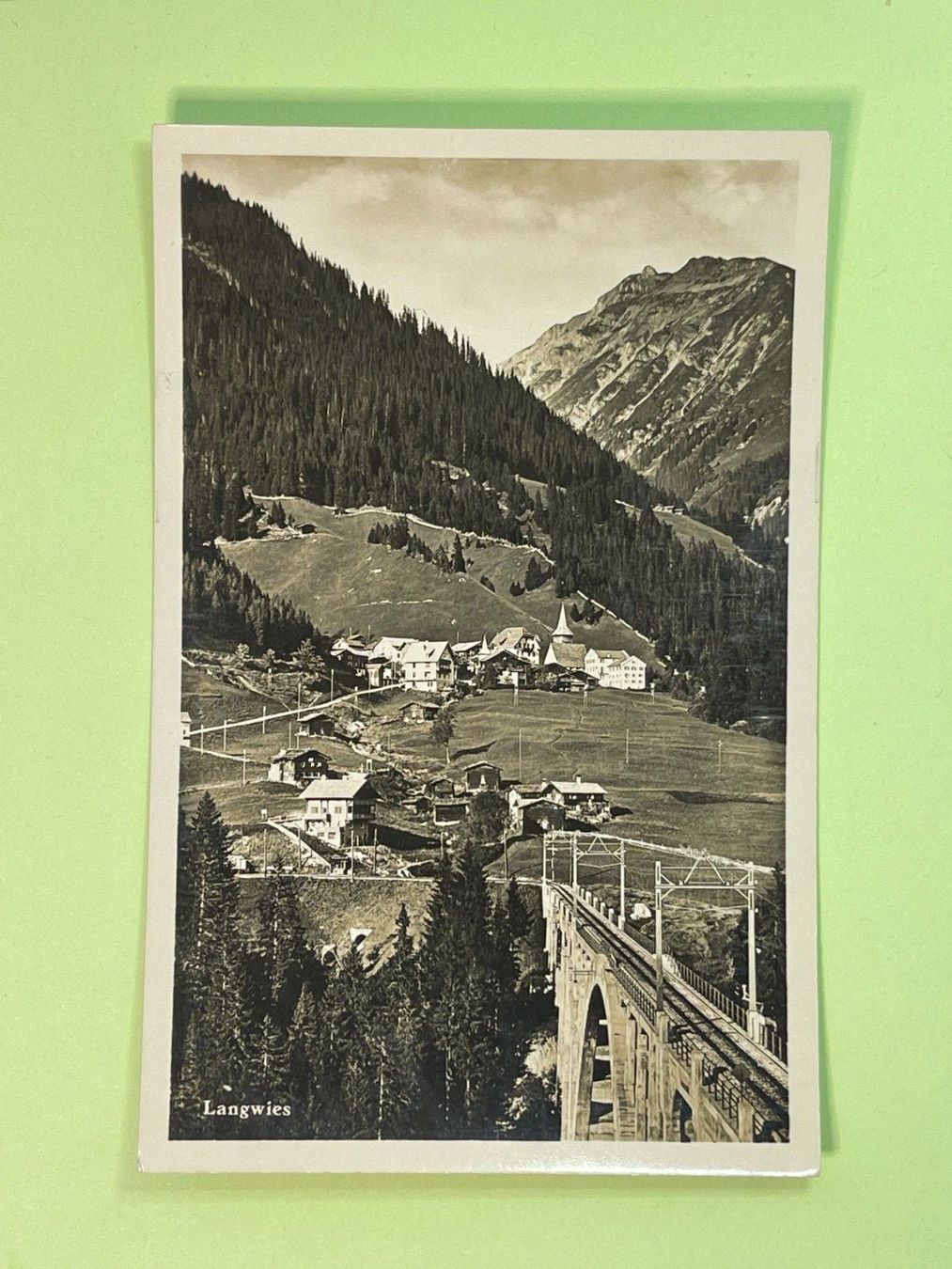 Cartes postales: Langwies – D'occasion à Steg VS par _vinci_