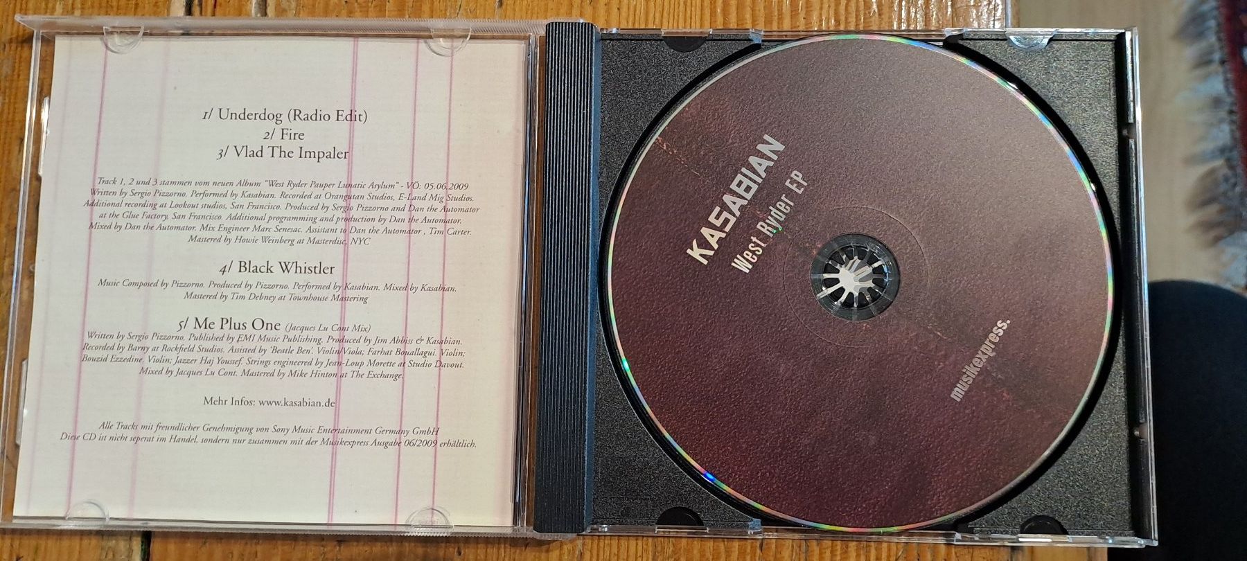 CD: KASAPIAN.CD. – Usato da Münsingen venduto da Rocking 1