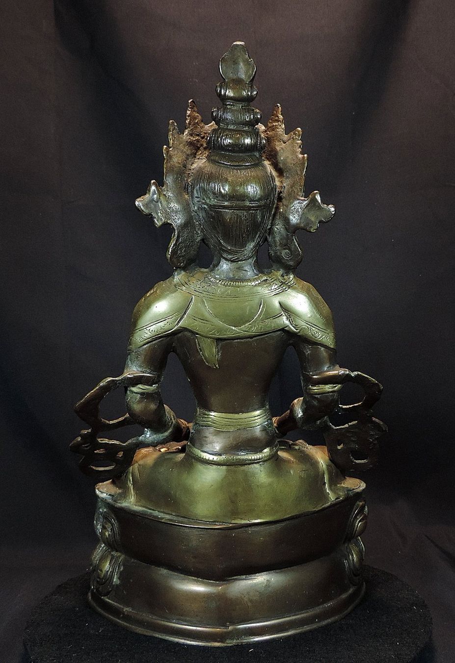 Skulpturen & Statuen: Buddha Figur Bronze, Sitzende Gottheit Nepal – Gebraucht aus Duggingen von roterbambus 2