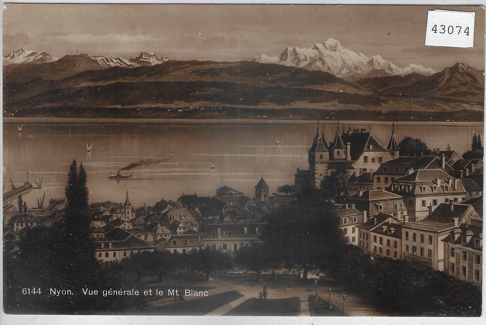 Ansichtskarten: Nyon - Vue generale – Gebraucht aus Ettingen von Kartenplanet