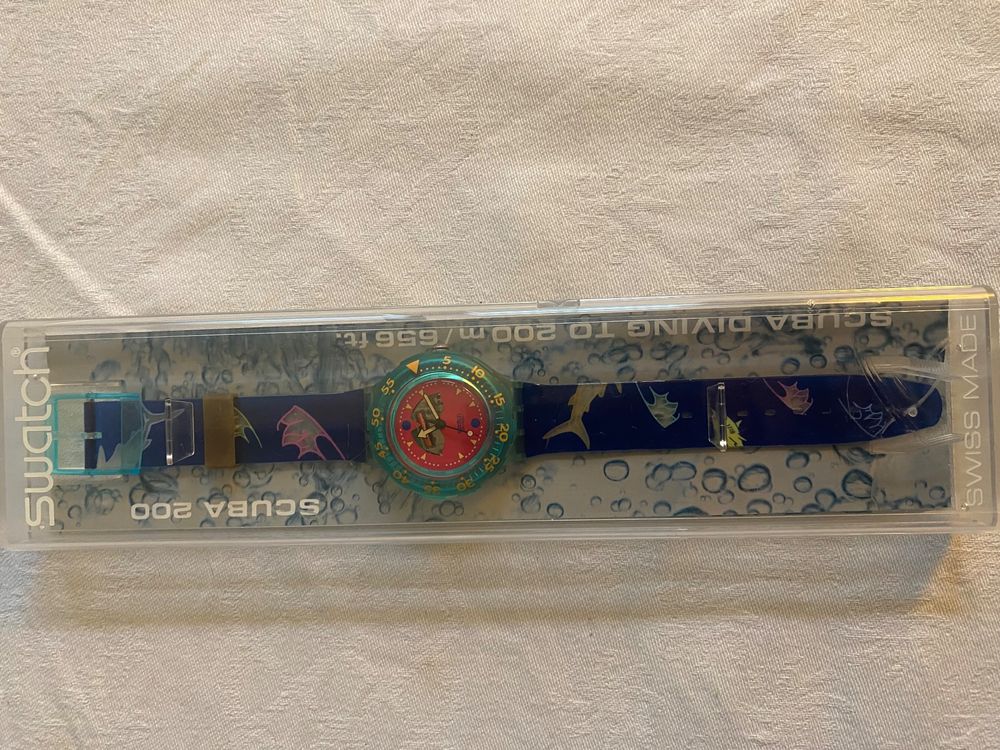 Swatch Chrono Happy Fish Scuba 200, neu (Neu und originalverpackt) in ...