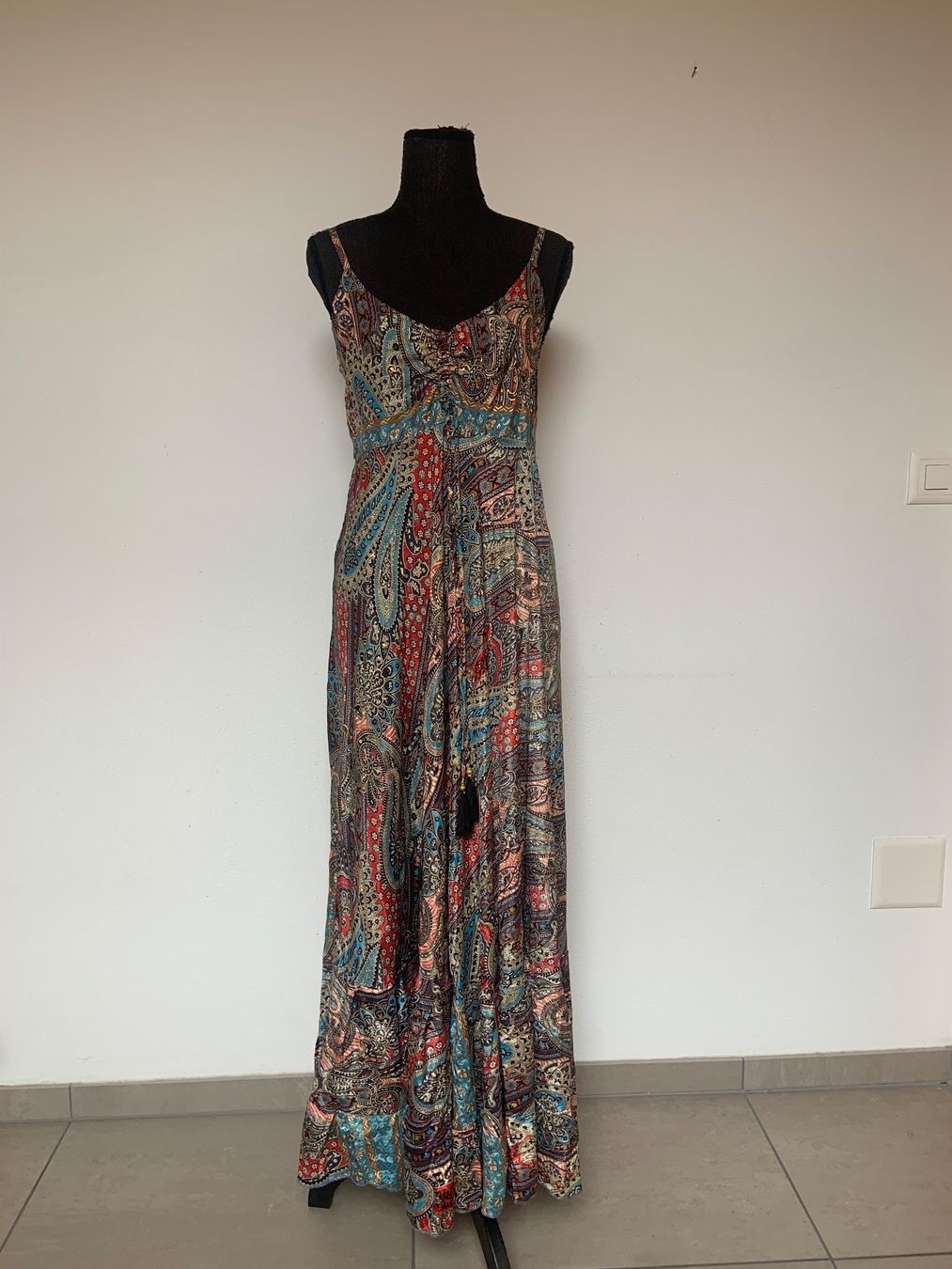 Vestiti: Boho Maxi Trägerkleid aus Seide – Nuovo (secondo la descrizione) da Sigriswil venduto da ck56 1