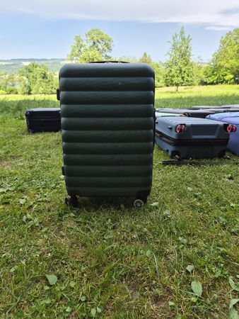 Reisekoffer grün