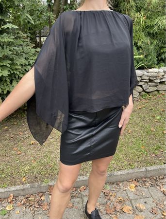 Chic Camicia-catena di strass,tg S/M-perfetto per feste