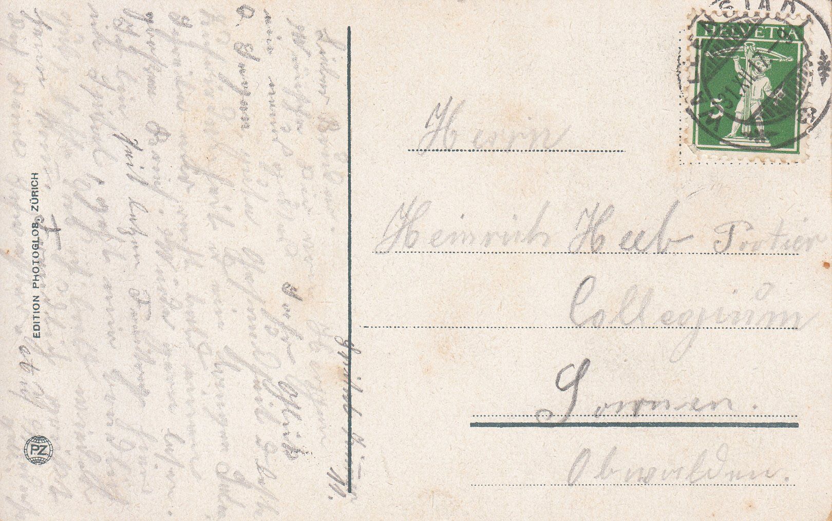 Cartoline postali: Wallenstadt 1917 – Usato da Bürglen TG venduto da StampGraf 1