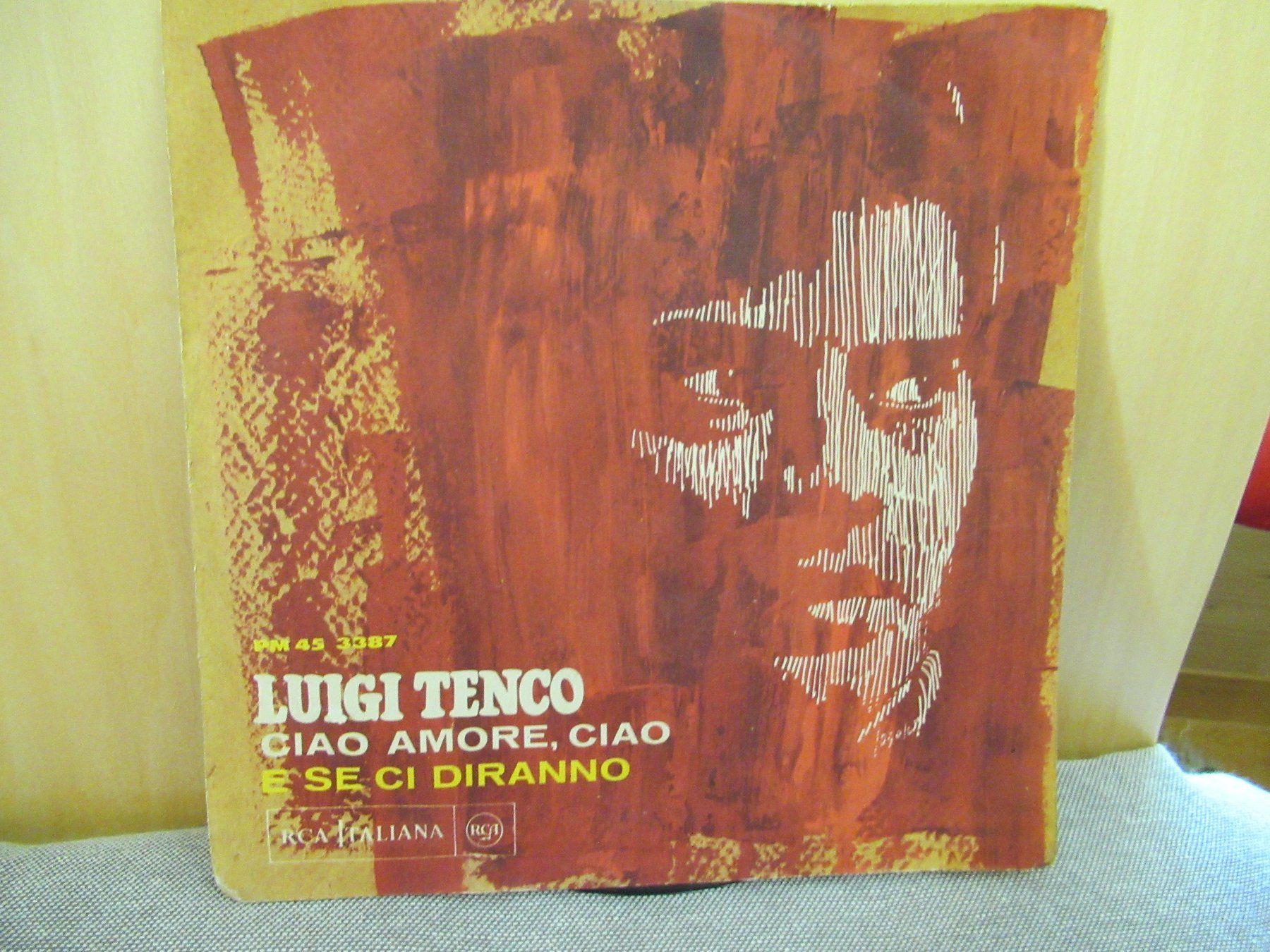 Vinyles: LUIGI TENCO - CIAO AMORE CIAO – D'occasion à Grône par Mire01