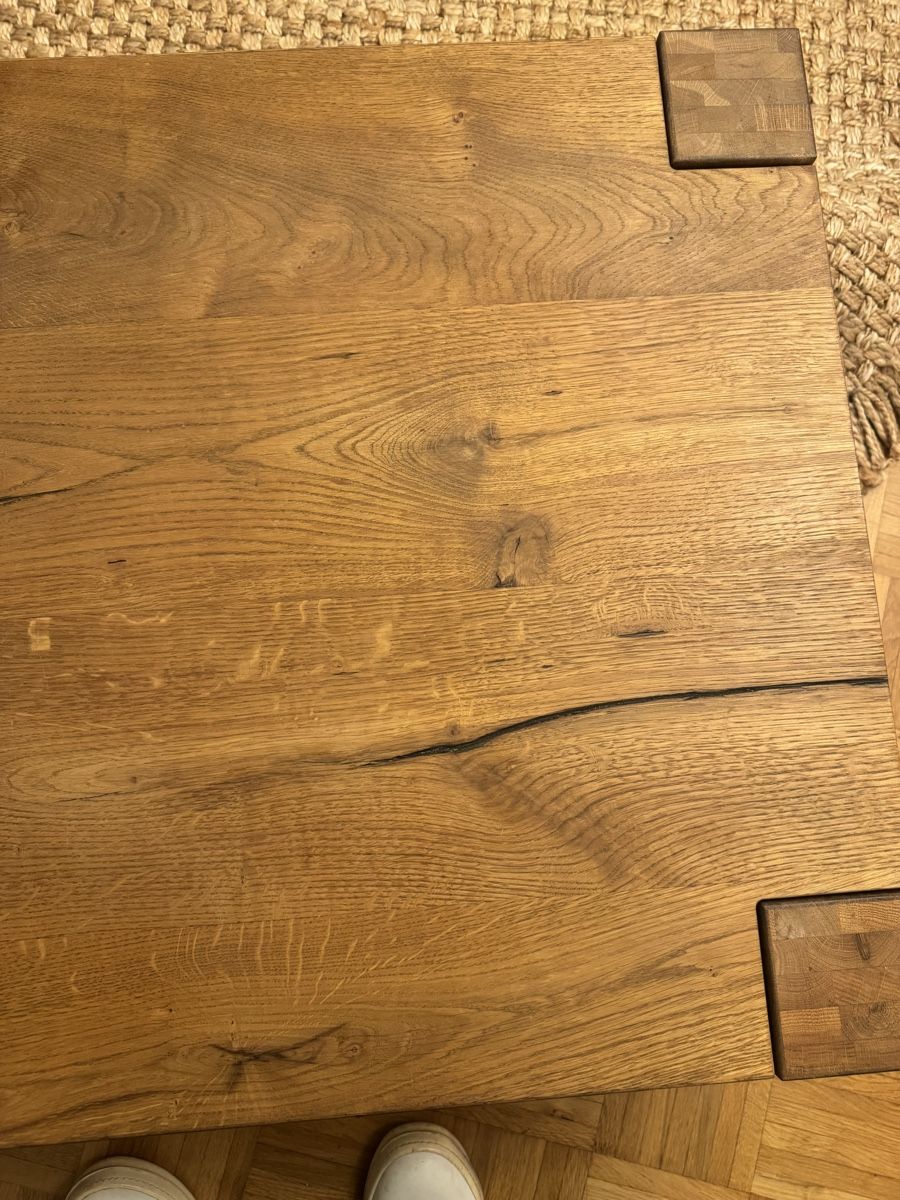 Conforama Tavoli: Couchtisch Conforama Modell Travers Eiche massiv braun – Usato da Turgi venduto da lenfantterrible 2