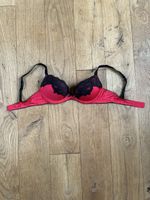 Roter BH mit Spitze, Grösse 75A von H&M