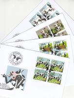 SBK 1198 - 1201 im 4er-Block FDC