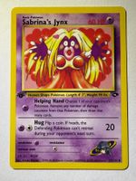🔬✅ Pokémon Sabrina's Jynx 57/132 1st Gym Challenge EN NM