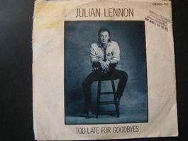 Vinyl Single Julian Lennon - Too Late For Goodbyes