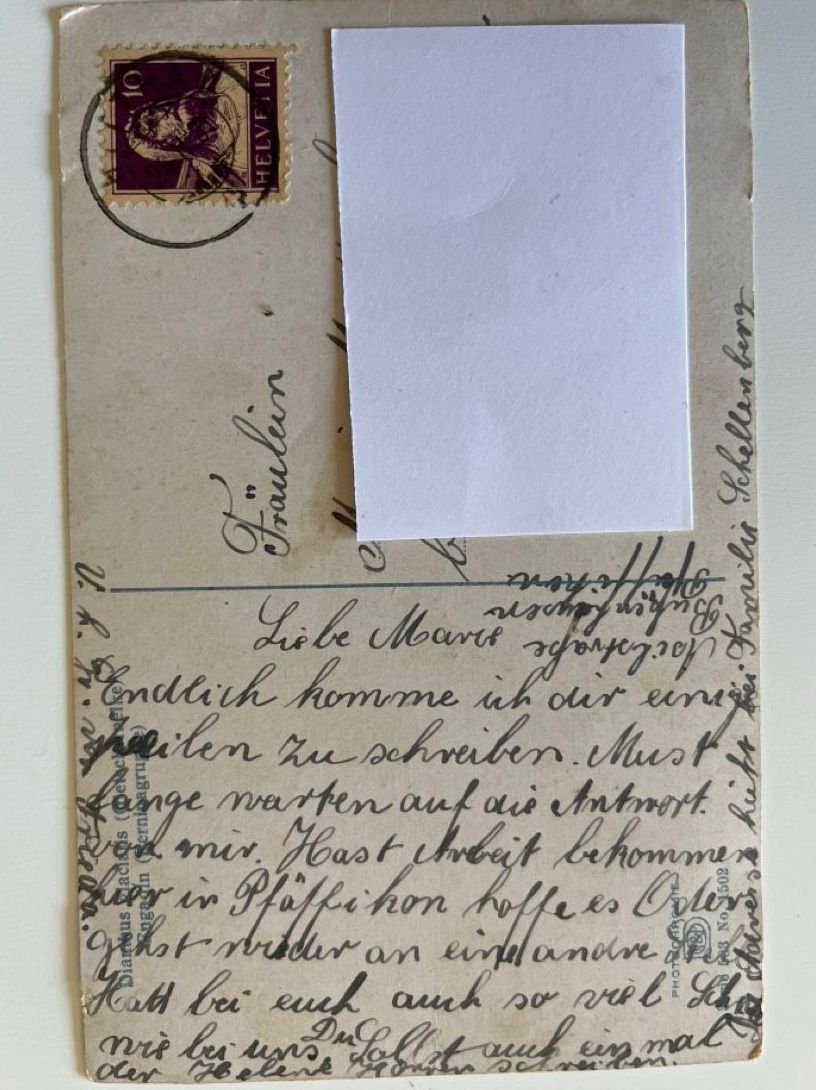Cartoline postali: Engadin (Berninagruppe). 1931 gestempelt – Usato da Uster venduto da Arrayo 1
