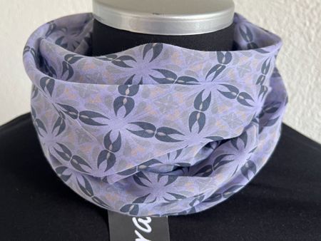 Colora Schal, 30% Seide, Flieder, NEU