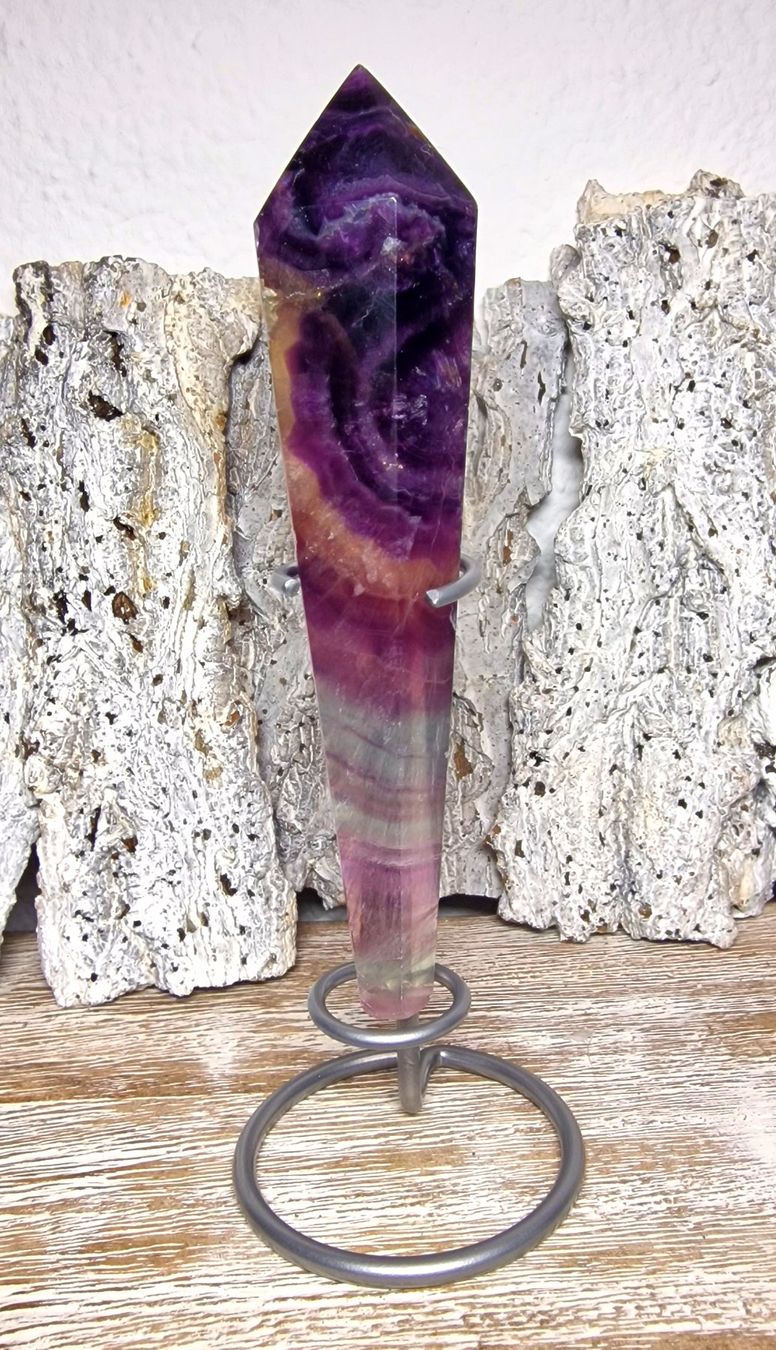 Minerali & Pietre curative: Regenbogen Fluorit Zepter 212g – Nuovo (secondo la descrizione) da Matzingen venduto da Shay_Crystalz