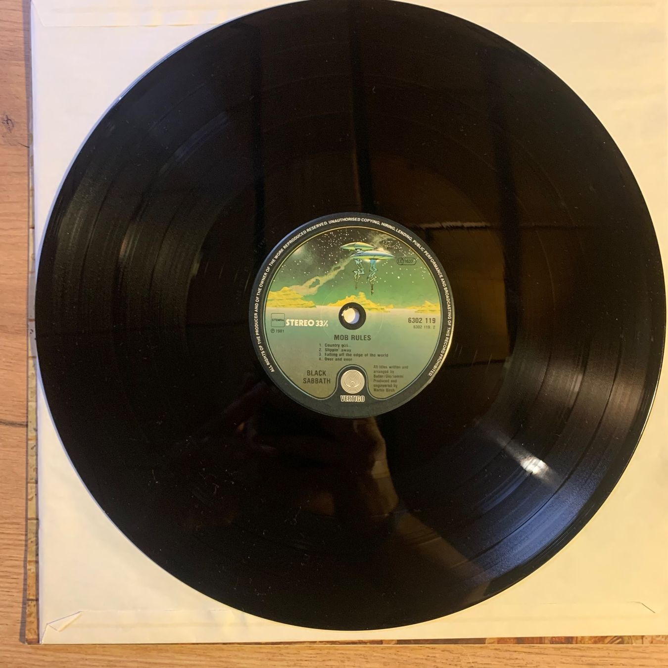 Vinyles: BLACK SABBATH - MOB RULES...LP OG EU 1981...EX/EX – D'occasion à Gals par Diskopat 2